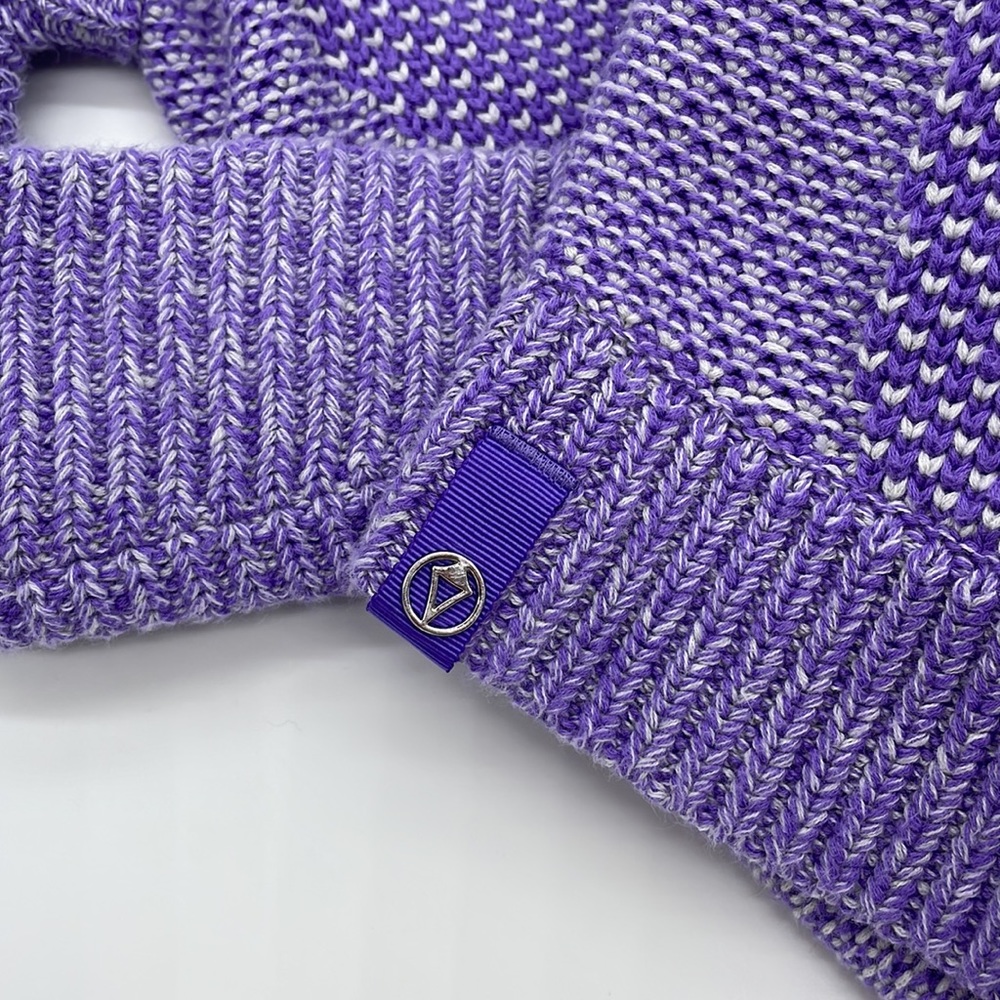 Ivivva Long Sleeve Pullover Sweater Girls Size 8 Purple - Picture 4 of 5